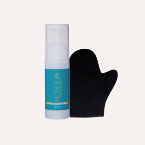 Pianka samoopalająca Aura Sun dark 50ml gratis rękawica