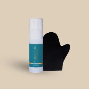 Pianka samoopalająca Aura Sun extra dark 50ml - gratis rękawica