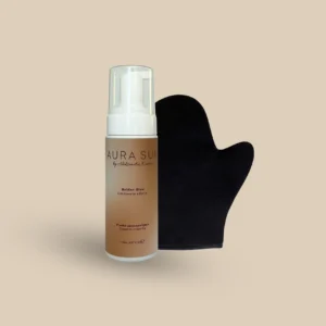 Pianka samoopalająca Golden Glow Cynamon z wanilią z rękawicą